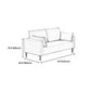 29.92" H Faux Leather Square Arm Modern Sofa with 2 Pillows for Living Room, Apartment Clearhalo 'furn' 'furn_sofas' 'Furniture' 'furniture_sofas' 'kitchen' 'kitchen_sofas' 'Living Room Furniture' 'Sofa' 'sofas' 4805086