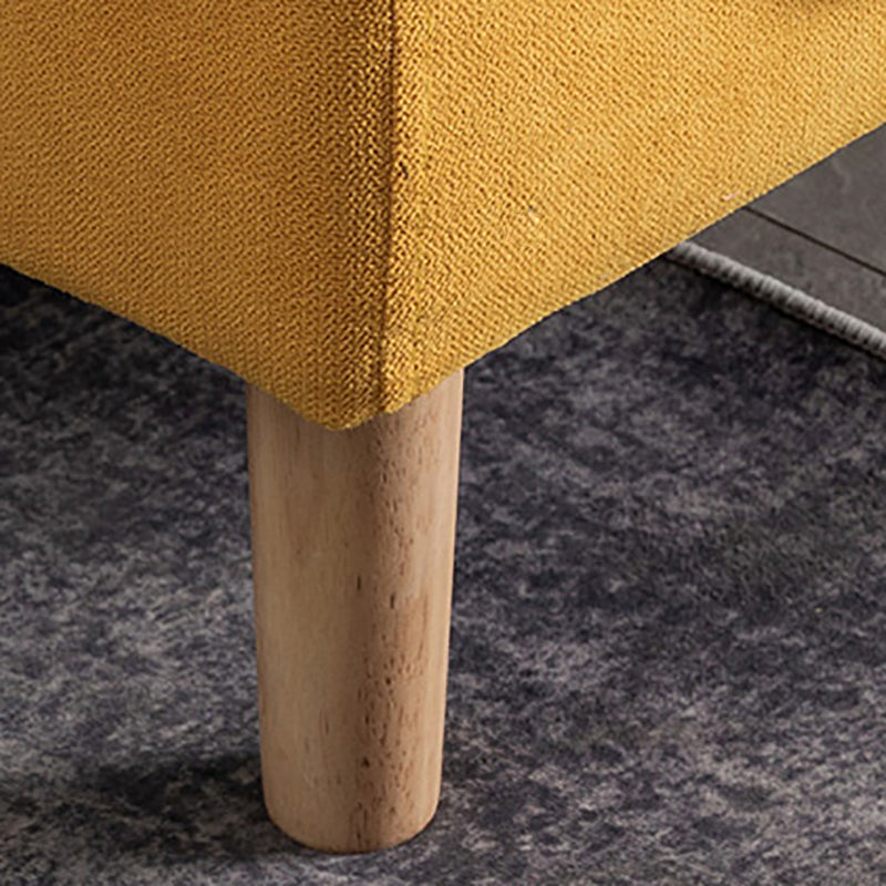 22.83" H Velvet Square Arm Modern Sofa with Tight Back slipcovered Sofa Clearhalo 'furn' 'furn_sofas' 'Furniture' 'furniture_sofas' 'kitchen' 'kitchen_sofas' 'Living Room Furniture' 'Sofa' 'sofas' 4805095