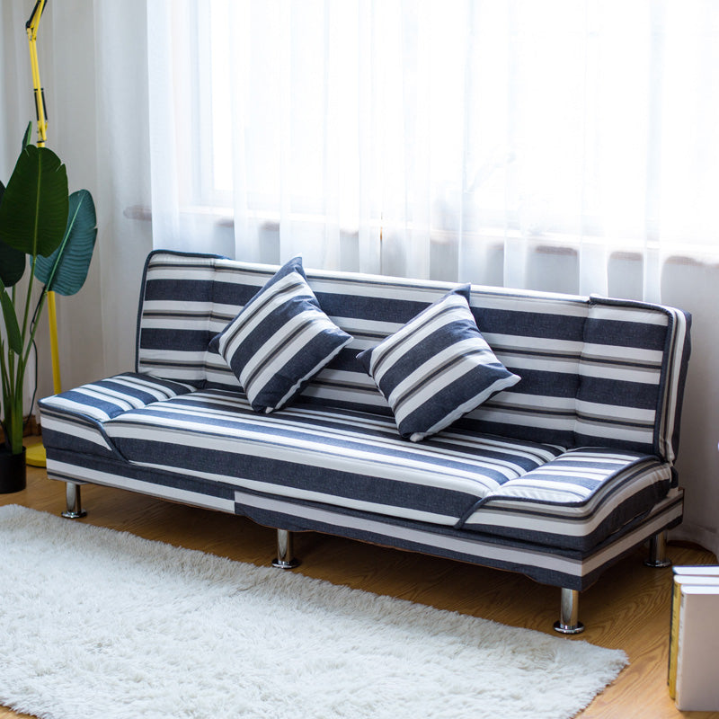 Modern Farmhouse Recliner Tight Back Sofa 31.5"High Armless Sofa Coffee-White Velvet Clearhalo 'furn' 'furn_sofas' 'Furniture' 'furniture_sofas' 'kitchen' 'kitchen_sofas' 'Living Room Furniture' 'Sofa' 'sofas' 4805186