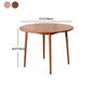 Round Furniture Contemporary Style Solid Wood Dining Room Collection with 4 Legs Clearhalo 'Dining Tables & Seating' 'Dining Tables' 'dining_table' 'furn' 'furn_dining_table' 'Furniture' 'furniture_dining_table' 'Kitchen & Dining Furniture' 'kitchen' 'kitchen_dining_table' 4805259