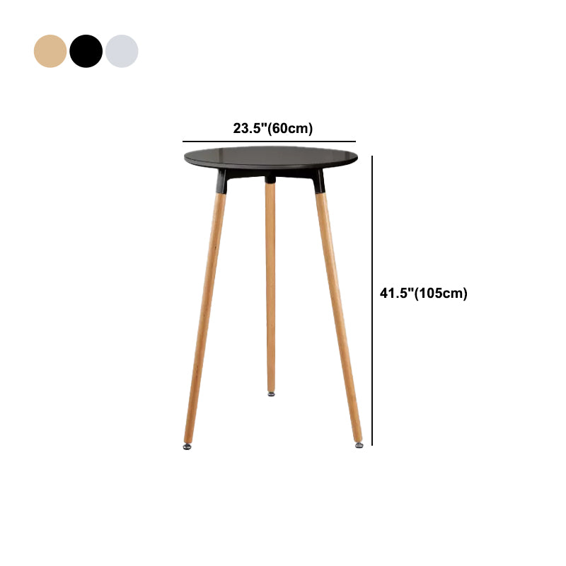 Industrial Square Bar Counter Table Dining Wooden Counter Table for Restaurant Clearhalo 'Bar Furniture' 'Bar Tables' 'bar_tables' 'furn' 'furn_bar_tables' 'Furniture' 'furniture_bar_tables' 'Kitchen & Dining Furniture' 4806901