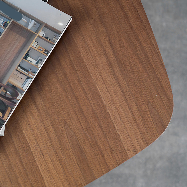 Industrial Round Bar Counter Table Wooden Dining Table for Kitchen Clearhalo 'Bar Furniture' 'Bar Tables' 'bar_tables' 'furn' 'furn_bar_tables' 'Furniture' 'furniture_bar_tables' 'Kitchen & Dining Furniture' 4806951