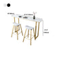 Nordic Style Rectangle Bar Counter Table Sintered Stone Dining Table for Kitchen Clearhalo 'Bar Furniture' 'Bar Tables' 'bar_tables' 'furn' 'furn_bar_tables' 'Furniture' 'furniture_bar_tables' 'Kitchen & Dining Furniture' 4806994