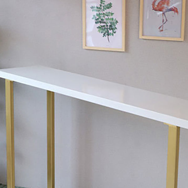 Wood Top Bar Dining Table Traditional Luxury Rectangle Bar Table with Sled Base Clearhalo 'Bar Furniture' 'Bar Tables' 'bar_tables' 'furn' 'furn_bar_tables' 'Furniture' 'furniture_bar_tables' 'Kitchen & Dining Furniture' 4807003