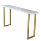 Wood Top Bar Dining Table Traditional Luxury Rectangle Bar Table with Sled Base Clearhalo 'Bar Furniture' 'Bar Tables' 'bar_tables' 'furn' 'furn_bar_tables' 'Furniture' 'furniture_bar_tables' 'Kitchen & Dining Furniture' 4807004