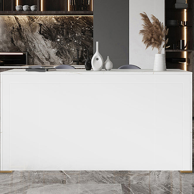 Modern Rectangle Bar Counter Table Sintered Stone Dining Table for Kitchen Clearhalo 'Bar Furniture' 'Bar Tables' 'bar_tables' 'furn' 'furn_bar_tables' 'Furniture' 'furniture_bar_tables' 'Kitchen & Dining Furniture' 4807021