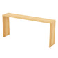 Contemporary Style Rectangle Bar Counter Table Wooden Dining Table for Kitchen 94.5"L x 15.7"W x 41.3"H Without Chairs Clearhalo 'Bar Furniture' 'Bar Tables' 'bar_tables' 'furn' 'furn_bar_tables' 'Furniture' 'furniture_bar_tables' 'Kitchen & Dining Furniture' 4807039
