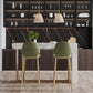 Nordic Rectangle Bar Counter Table Sintered Stone Dining Table for Kitchen 63"L x 15.7"W x 39.4"H White Without Chairs Clearhalo 'Bar Furniture' 'Bar Tables' 'bar_tables' 'furn' 'furn_bar_tables' 'Furniture' 'furniture_bar_tables' 'Kitchen & Dining Furniture' 4807074