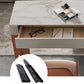 Contemporary Rectangle Bar Counter Table Sintered Stone Dining Table for Kitchen Clearhalo 'Bar Furniture' 'Bar Tables' 'bar_tables' 'furn' 'furn_bar_tables' 'Furniture' 'furniture_bar_tables' 'Kitchen & Dining Furniture' 4807152
