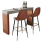 Contemporary Rectangle Bar Counter Table Sintered Stone Dining Table for Kitchen Clearhalo 'Bar Furniture' 'Bar Tables' 'bar_tables' 'furn' 'furn_bar_tables' 'Furniture' 'furniture_bar_tables' 'Kitchen & Dining Furniture' 4807155