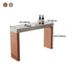 Contemporary Rectangle Bar Counter Table Sintered Stone Dining Table for Kitchen Clearhalo 'Bar Furniture' 'Bar Tables' 'bar_tables' 'furn' 'furn_bar_tables' 'Furniture' 'furniture_bar_tables' 'Kitchen & Dining Furniture' 4807160