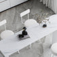 Stone Bar Dining Table Contemporary Bar Table with Sled Base Clearhalo 'Bar Furniture' 'Bar Tables' 'bar_tables' 'furn' 'furn_bar_tables' 'Furniture' 'furniture_bar_tables' 'Kitchen & Dining Furniture' 4807167