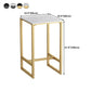 Stone Bar Dining Table Contemporary Bar Table with Trestle Base Clearhalo 'Bar Furniture' 'Bar Tables' 'bar_tables' 'furn' 'furn_bar_tables' 'Furniture' 'furniture_bar_tables' 'Kitchen & Dining Furniture' 4807196