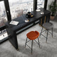 Stone Top Bar Dining Table Contemporary Bar Dining Table with Sled Base Clearhalo 'Bar Furniture' 'Bar Tables' 'bar_tables' 'furn' 'furn_bar_tables' 'Furniture' 'furniture_bar_tables' 'Kitchen & Dining Furniture' 4807332
