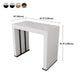 Stone Top Bar Dining Table Contemporary Bar Dining Table with Sled Base Clearhalo 'Bar Furniture' 'Bar Tables' 'bar_tables' 'furn' 'furn_bar_tables' 'Furniture' 'furniture_bar_tables' 'Kitchen & Dining Furniture' 4807343
