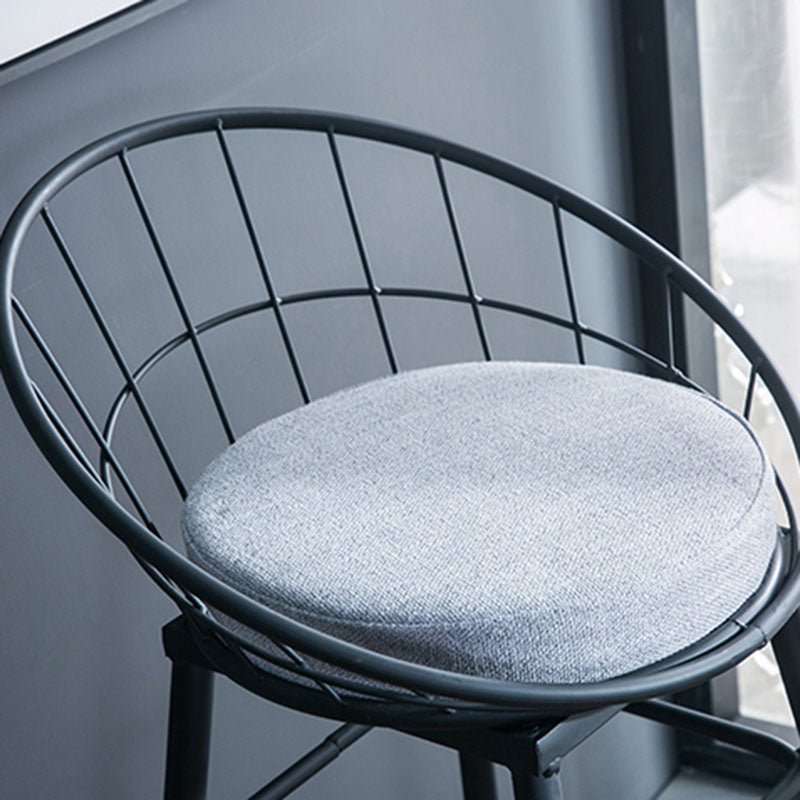 Scandinavian Design Bucket Counter Stool for Home Upholstered Bar Stools with Metal Base Clearhalo 'Bar Furniture' 'Bar Stools' 'bar_stools' 'furn' 'furn_bar_stools' 'Furniture' 'furniture_bar_stools' 'Kitchen & Dining Furniture' 4807358