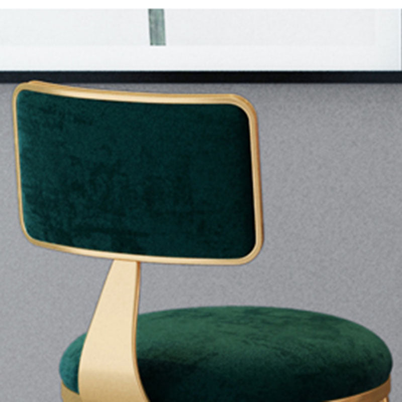 Scandinavian Round Barstools for Home Armless Stools with Metal Base Clearhalo 'Bar Furniture' 'Bar Stools' 'bar_stools' 'furn' 'furn_bar_stools' 'Furniture' 'furniture_bar_stools' 'Kitchen & Dining Furniture' 4807457