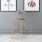 Scandinavian Round Barstools for Home Armless Stools with Metal Base Clearhalo 'Bar Furniture' 'Bar Stools' 'bar_stools' 'furn' 'furn_bar_stools' 'Furniture' 'furniture_bar_stools' 'Kitchen & Dining Furniture' 4807466