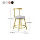 Nordic Style Upholstered Fabric Stools Armless Round Barstools for Home Clearhalo 'Bar Furniture' 'Bar Stools' 'bar_stools' 'furn' 'furn_bar_stools' 'Furniture' 'furniture_bar_stools' 'Kitchen & Dining Furniture' 4807524