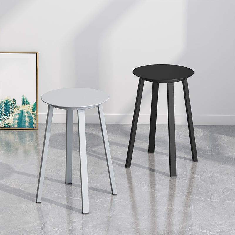 Modern Design Backless Swivel Barstools for Home Armless Stools with Metal Base Clearhalo 'Bar Furniture' 'Bar Stools' 'bar_stools' 'furn' 'furn_bar_stools' 'Furniture' 'furniture_bar_stools' 'Kitchen & Dining Furniture' 4807581