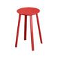 Modern Design Backless Swivel Barstools for Home Armless Stools with Metal Base Red 1 Piece Clearhalo 'Bar Furniture' 'Bar Stools' 'bar_stools' 'furn' 'furn_bar_stools' 'Furniture' 'furniture_bar_stools' 'Kitchen & Dining Furniture' 4807585