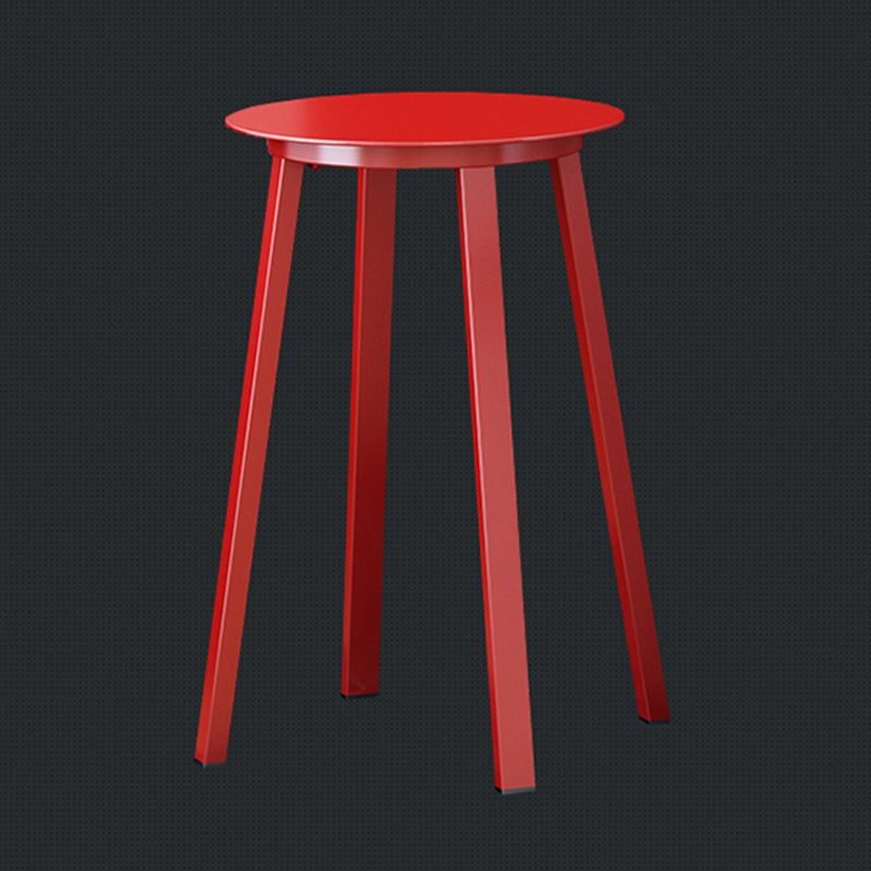 Modern Design Backless Swivel Barstools for Home Armless Stools with Metal Base Clearhalo 'Bar Furniture' 'Bar Stools' 'bar_stools' 'furn' 'furn_bar_stools' 'Furniture' 'furniture_bar_stools' 'Kitchen & Dining Furniture' 4807587