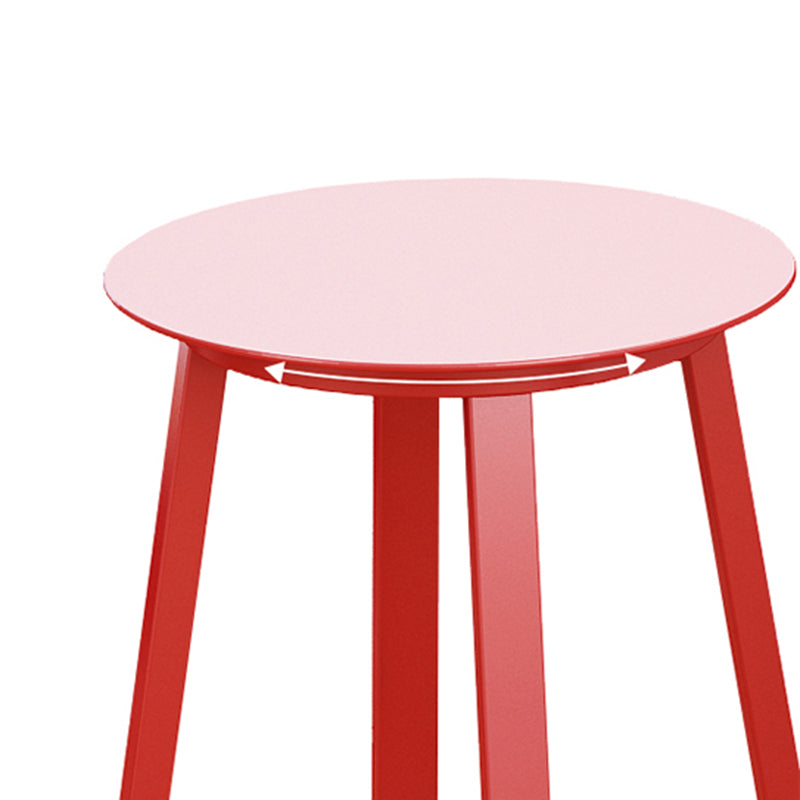 Modern Design Backless Swivel Barstools for Home Armless Stools with Metal Base Clearhalo 'Bar Furniture' 'Bar Stools' 'bar_stools' 'furn' 'furn_bar_stools' 'Furniture' 'furniture_bar_stools' 'Kitchen & Dining Furniture' 4807589