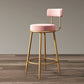 Nordic Design Low Back Armless Stools with Cushion Upholstered Counter Height Stool Clearhalo 'Bar Furniture' 'Bar Stools' 'bar_stools' 'furn' 'furn_bar_stools' 'Furniture' 'furniture_bar_stools' 'Kitchen & Dining Furniture' 4807611