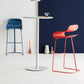Contemporary Footrest Low Back Barstool Plastic Matte Finish Coffee Shop Stool Clearhalo 'Bar Furniture' 'Bar Stools' 'bar_stools' 'furn' 'furn_bar_stools' 'Furniture' 'furniture_bar_stools' 'Kitchen & Dining Furniture' 4807642
