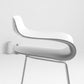 Contemporary Footrest Low Back Barstool Plastic Matte Finish Coffee Shop Stool Clearhalo 'Bar Furniture' 'Bar Stools' 'bar_stools' 'furn' 'furn_bar_stools' 'Furniture' 'furniture_bar_stools' 'Kitchen & Dining Furniture' 4807659