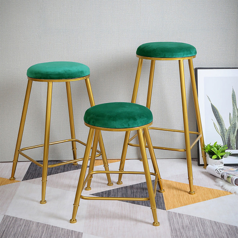 Nordic Design Stackable Backless Barstools for Home Upholstered Bar Stools Clearhalo 'Bar Furniture' 'Bar Stools' 'bar_stools' 'furn' 'furn_bar_stools' 'Furniture' 'furniture_bar_stools' 'Kitchen & Dining Furniture' 4807688
