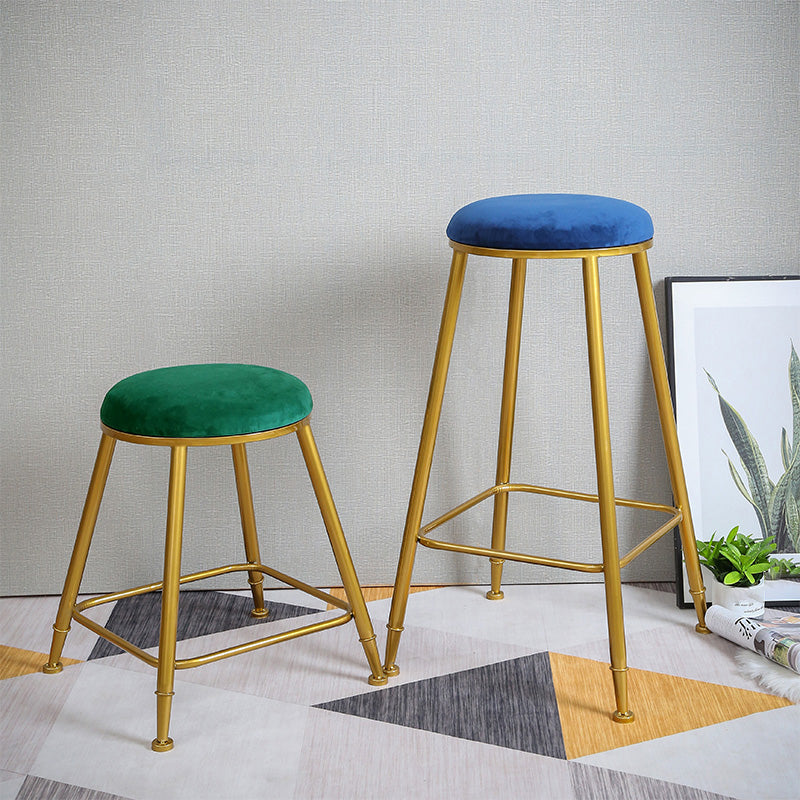 Nordic Design Stackable Backless Barstools for Home Upholstered Bar Stools Clearhalo 'Bar Furniture' 'Bar Stools' 'bar_stools' 'furn' 'furn_bar_stools' 'Furniture' 'furniture_bar_stools' 'Kitchen & Dining Furniture' 4807691