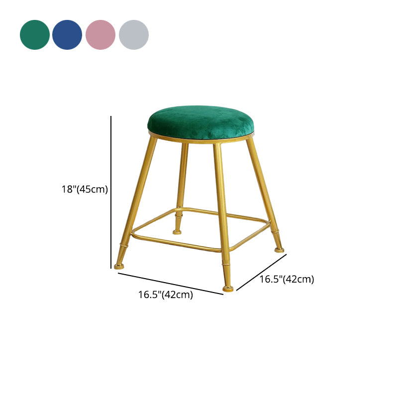 Nordic Design Stackable Backless Barstools for Home Upholstered Bar Stools Clearhalo 'Bar Furniture' 'Bar Stools' 'bar_stools' 'furn' 'furn_bar_stools' 'Furniture' 'furniture_bar_stools' 'Kitchen & Dining Furniture' 4807715