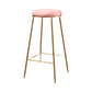 Nordic Design Stackable Backless Barstools for Home Upholstered Bar Stools with Metal Legs Clearhalo 'Bar Furniture' 'Bar Stools' 'bar_stools' 'furn' 'furn_bar_stools' 'Furniture' 'furniture_bar_stools' 'Kitchen & Dining Furniture' 4807726