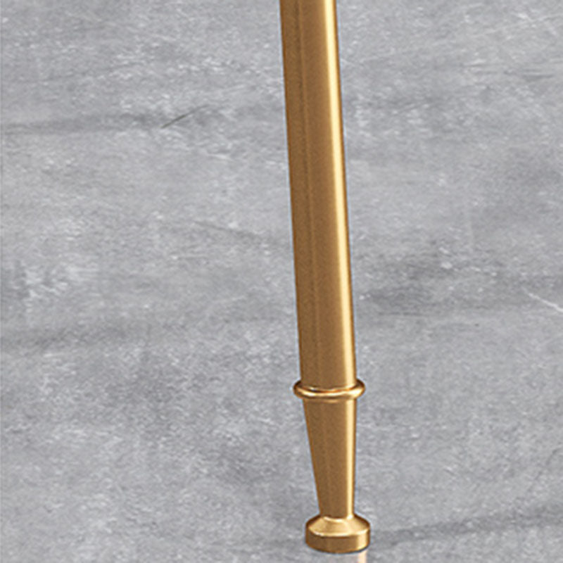 Nordic Design Stackable Backless Barstools for Home Upholstered Bar Stools with Metal Legs Clearhalo 'Bar Furniture' 'Bar Stools' 'bar_stools' 'furn' 'furn_bar_stools' 'Furniture' 'furniture_bar_stools' 'Kitchen & Dining Furniture' 4807735