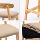 Scandinavian Upholstered Low Back Footrest Stool Matte Finish Rubberwood Barstool Clearhalo 'Bar Furniture' 'Bar Stools' 'bar_stools' 'furn' 'furn_bar_stools' 'Furniture' 'furniture_bar_stools' 'Kitchen & Dining Furniture' 4807786