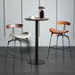 Industrial Footrest Low Back Barstool Matte Finish Leather Milk Tea Shop Stool Clearhalo 'Bar Furniture' 'Bar Stools' 'bar_stools' 'furn' 'furn_bar_stools' 'Furniture' 'furniture_bar_stools' 'Kitchen & Dining Furniture' 4807826