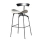 Industrial Footrest Low Back Barstool Matte Finish Leather Milk Tea Shop Stool Clearhalo 'Bar Furniture' 'Bar Stools' 'bar_stools' 'furn' 'furn_bar_stools' 'Furniture' 'furniture_bar_stools' 'Kitchen & Dining Furniture' 4807832
