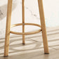 Glam Reception Upholstered Stool Matte Finish Round Footrest Stool Clearhalo 'Bar Furniture' 'Bar Stools' 'bar_stools' 'furn' 'furn_bar_stools' 'Furniture' 'furniture_bar_stools' 'Kitchen & Dining Furniture' 4807911