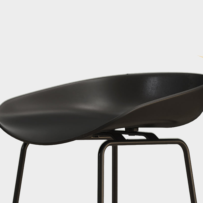 Modern Style Acrylic Counter Barstools for Home Bucket Low Back Stools Clearhalo 'Bar Furniture' 'Bar Stools' 'bar_stools' 'furn' 'furn_bar_stools' 'Furniture' 'furniture_bar_stools' 'Kitchen & Dining Furniture' 4808006