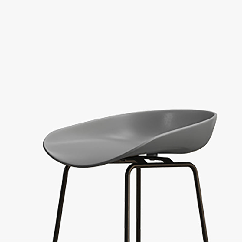 Modern Style Acrylic Counter Barstools for Home Bucket Low Back Stools Clearhalo 'Bar Furniture' 'Bar Stools' 'bar_stools' 'furn' 'furn_bar_stools' 'Furniture' 'furniture_bar_stools' 'Kitchen & Dining Furniture' 4808010