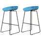 Modern Style Acrylic Counter Barstools for Home Bucket Low Back Stools Blue 2 Piece Set Clearhalo 'Bar Furniture' 'Bar Stools' 'bar_stools' 'furn' 'furn_bar_stools' 'Furniture' 'furniture_bar_stools' 'Kitchen & Dining Furniture' 4808013