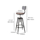 Industrial Footrest Adjustable Height Barstool Brown Pine Home Stool Clearhalo 'Bar Furniture' 'Bar Stools' 'bar_stools' 'furn' 'furn_bar_stools' 'Furniture' 'furniture_bar_stools' 'Kitchen & Dining Furniture' 4808086