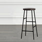 Modern Footrest Backless Barstool Matte Finish Oak Wood Coffee Shop Stool Clearhalo 'Bar Furniture' 'Bar Stools' 'bar_stools' 'furn' 'furn_bar_stools' 'Furniture' 'furniture_bar_stools' 'Kitchen & Dining Furniture' 4808090