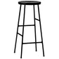 Modern Footrest Backless Barstool Matte Finish Oak Wood Coffee Shop Stool Clearhalo 'Bar Furniture' 'Bar Stools' 'bar_stools' 'furn' 'furn_bar_stools' 'Furniture' 'furniture_bar_stools' 'Kitchen & Dining Furniture' 4808099
