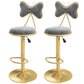 Scandinavian Style Adjustable Height Stools for Home Upholstered Bar Stools Grey 2 Piece Set Bar Stool(31"H) Clearhalo 'Bar Furniture' 'Bar Stools' 'bar_stools' 'furn' 'furn_bar_stools' 'Furniture' 'furniture_bar_stools' 'Kitchen & Dining Furniture' 4808116