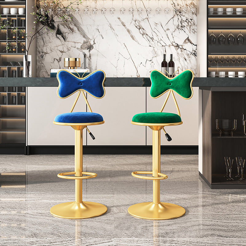 Scandinavian Style Adjustable Height Stools for Home Upholstered Bar Stools Clearhalo 'Bar Furniture' 'Bar Stools' 'bar_stools' 'furn' 'furn_bar_stools' 'Furniture' 'furniture_bar_stools' 'Kitchen & Dining Furniture' 4808117