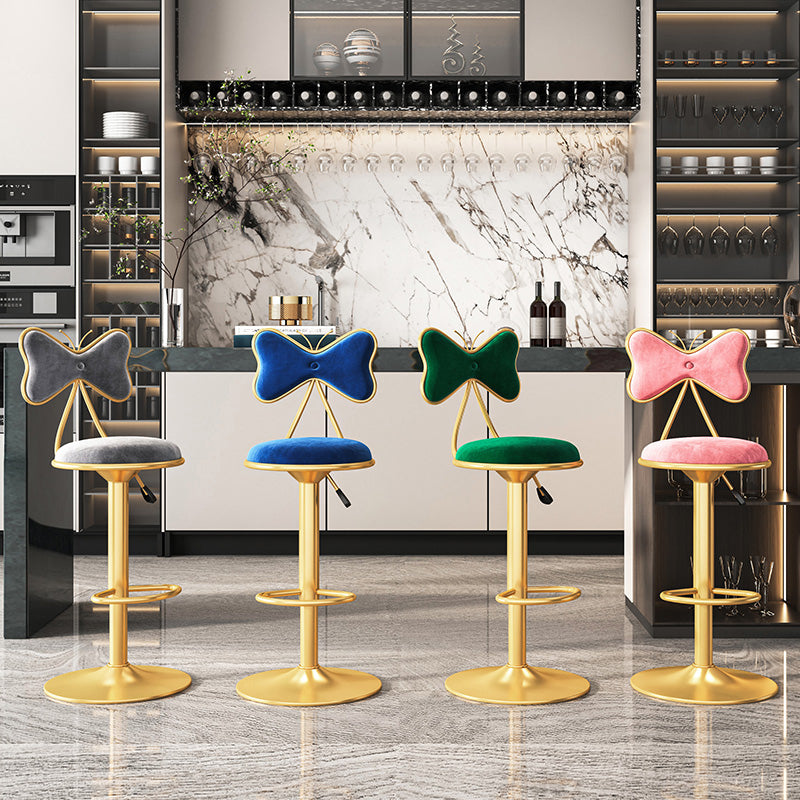 Scandinavian Style Adjustable Height Stools for Home Upholstered Bar Stools Clearhalo 'Bar Furniture' 'Bar Stools' 'bar_stools' 'furn' 'furn_bar_stools' 'Furniture' 'furniture_bar_stools' 'Kitchen & Dining Furniture' 4808118