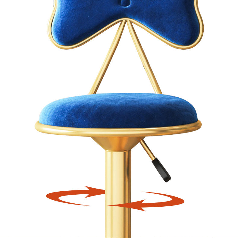 Scandinavian Style Adjustable Height Stools for Home Upholstered Bar Stools Clearhalo 'Bar Furniture' 'Bar Stools' 'bar_stools' 'furn' 'furn_bar_stools' 'Furniture' 'furniture_bar_stools' 'Kitchen & Dining Furniture' 4808122