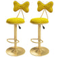 Scandinavian Style Adjustable Height Stools for Home Upholstered Bar Stools Yellow 2 Piece Set Bar Stool(31"H) Clearhalo 'Bar Furniture' 'Bar Stools' 'bar_stools' 'furn' 'furn_bar_stools' 'Furniture' 'furniture_bar_stools' 'Kitchen & Dining Furniture' 4808123
